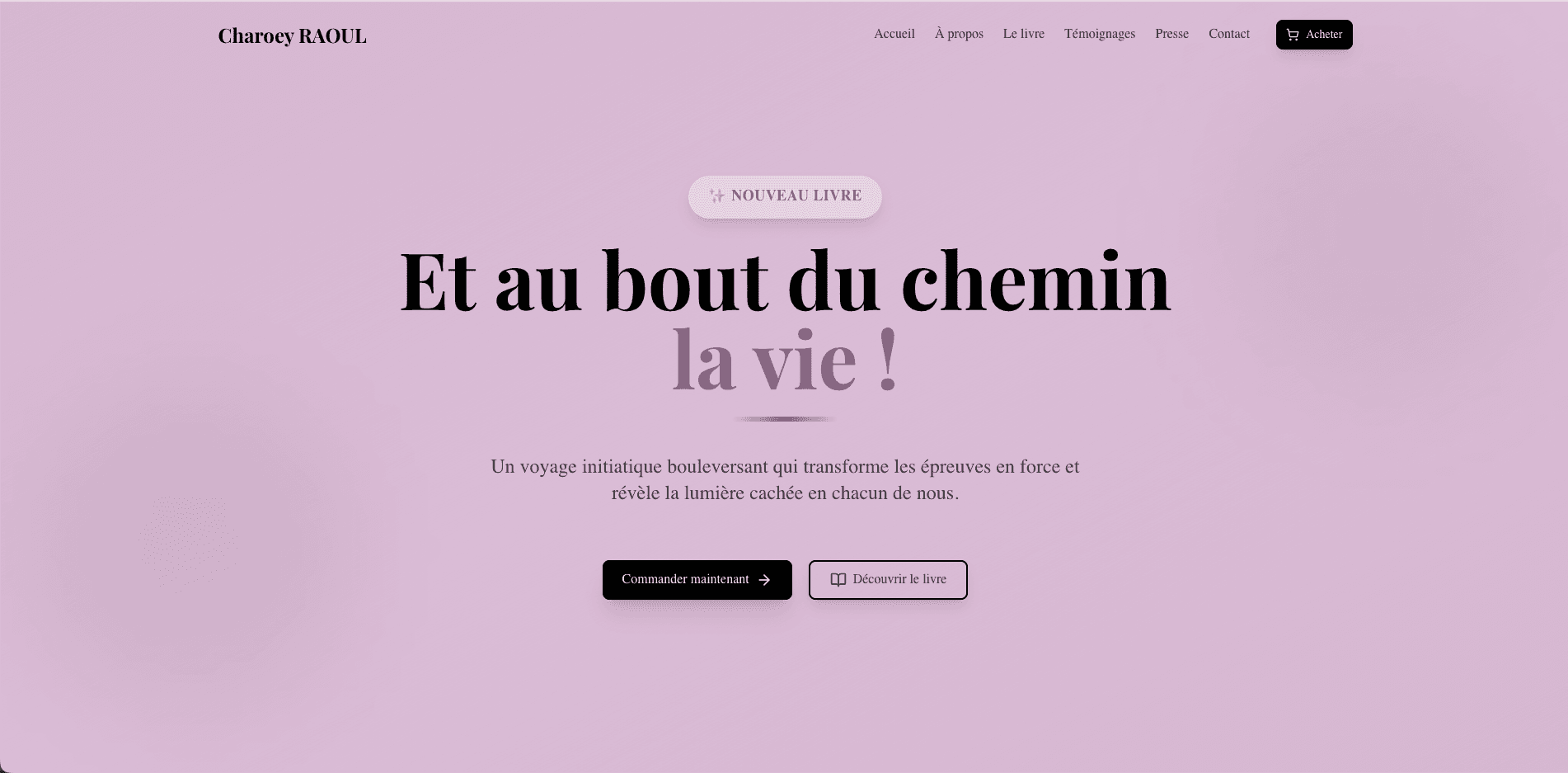 Charoey Raoul - Site Auteure